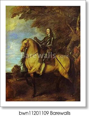 Equestrian Portrait of Charles I, King of England by Sir Anthony Van Dyck, Art Print Equestrian Portrait of Charles I, King of England by Sir Anthony Van Dyck, Art Print
