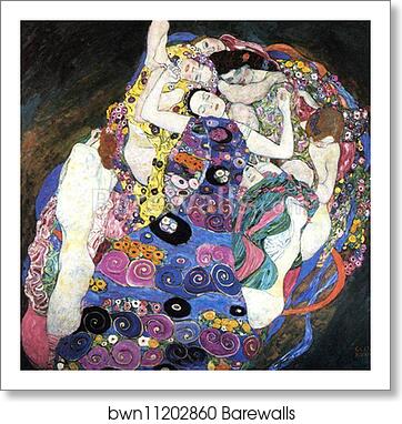 The Virgin by Gustav Klimt, Art Print