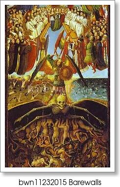 The Last Judgment by Jan Van Eyck, Art Print