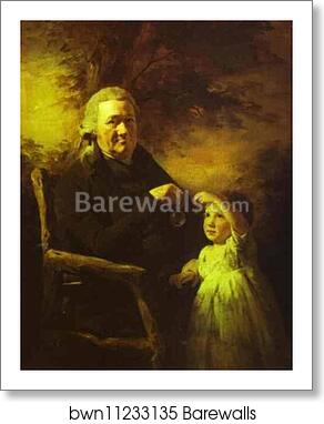 Portrait of John Tait and His Grandson by Sir Henry Raeburn, Art Print