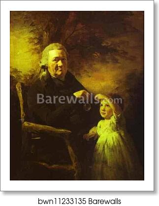 Portrait of John Tait and His Grandson by Sir Henry Raeburn, Art Print Portrait of John Tait and His Grandson by Sir Henry Raeburn, Art Print