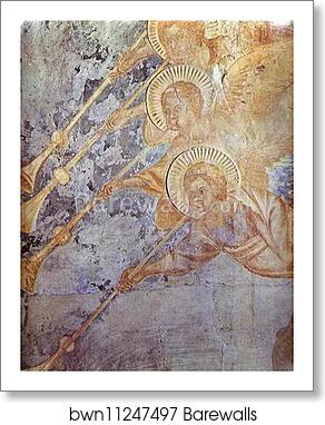 Last Judgement. Detail by Cimabue, Art Print