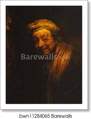 Self-Portrait by Rembrandt Harmenszoon Van Rijn, Art Print