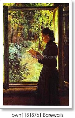 Portrait of Natalia Petrunkevich by Nikolay Gay, Art Print