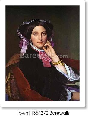 Portrait of Madame Gonse by Jean-Auguste-Dominique Ingres, Art Print Portrait of Madame Gonse by Jean-Auguste-Dominique Ingres, Art Print