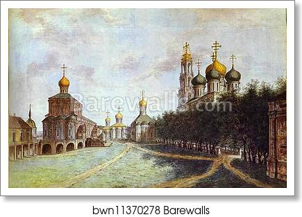 The Monastery of Trinity and St. Sergius by Fedor Alekseev, Art Print