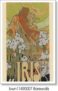 L'opéra-comique "Iris" by Adolfo Hohenstein, Art Print