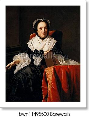 Mrs John Ashton by Joseph Wright Of Derby, Art Print
