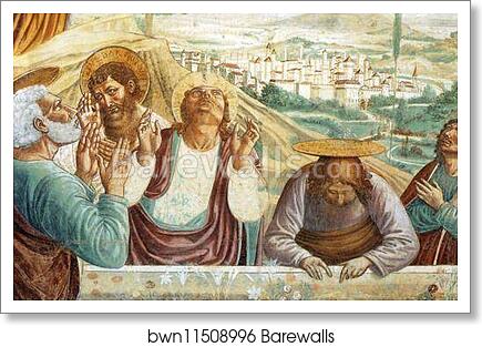 Tabernacle of the Madonna delle Tosse: Assumption of the Virgin. Detail by Benozzo Gozzoli, Art Print Tabernacle of the Madonna delle Tosse: Assumption of the Virgin. Detail by Benozzo Gozzoli, Art Print