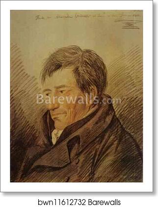 Portrait of an Italian Composer Muzio Clementi by Alexander Orlowski, Art Print Portrait of an Italian Composer Muzio Clementi by Alexander Orlowski, Art Print