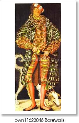 Portrait of Henry the Devout of Saxony by Lucas Cranach The Elder, Art Print Portrait of Henry the Devout of Saxony by Lucas Cranach The Elder, Art Print
