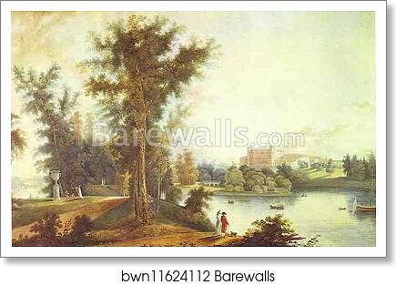View on the Gatchina Palace from Long Island by Semion Shchedrin, Art Print View on the Gatchina Palace from Long Island by Semion Shchedrin, Art Print