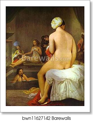 The Small Bather by Jean-Auguste-Dominique Ingres, Art Print The Small Bather by Jean-Auguste-Dominique Ingres, Art Print