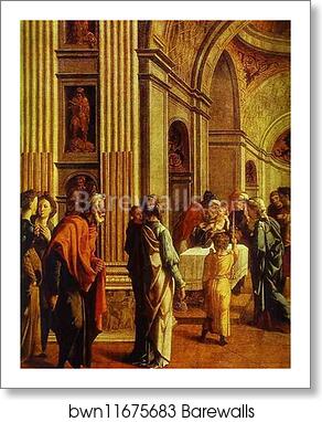 Presentation in the Temple by Jan Van Scorel, Art Print