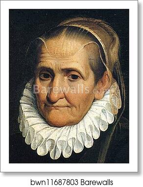 Self-Portrait. Detail by Sofonisba Anguissola, Art Print