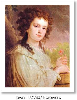 Portrait of O. K. Filippova by Vladimir Borovikovsky, Art Print