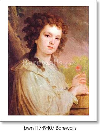 Portrait of O. K. Filippova by Vladimir Borovikovsky, Art Print Portrait of O. K. Filippova by Vladimir Borovikovsky, Art Print