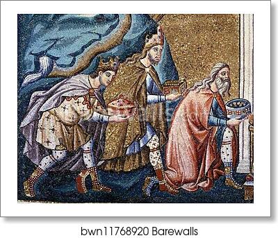 Adoration of the Kings. Detail by Pietro Cavallini, Art Print Adoration of the Kings. Detail by Pietro Cavallini, Art Print