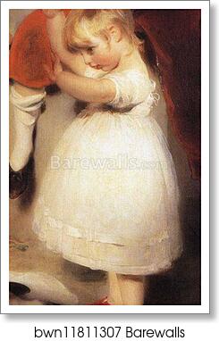 The Children of Ayscoghe Boucherett. Detail by Sir Thomas Lawrence, Art Print