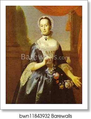 Mrs. Metcalf Bowler by John Singleton Copley, Art Print