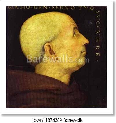 Portrait of Don Biagio Milanesi by Pietro Perugino, Art Print Portrait of Don Biagio Milanesi by Pietro Perugino, Art Print