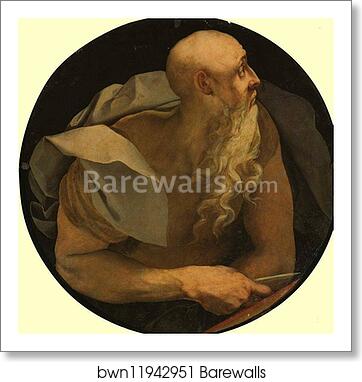 St. John the Evangelist by Jacopo Carrucci, Known As Pontormo, Art Print