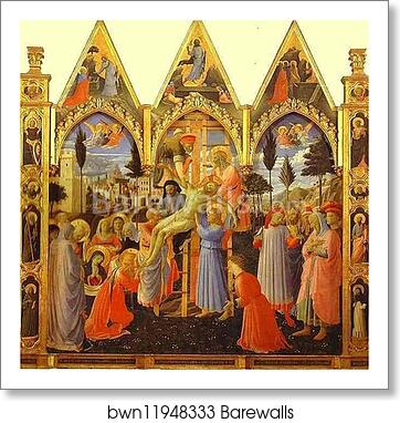 The Deposition by Fra Angelico, Art Print