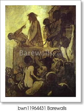 Ecce Homo by Honoré Daumier, Art Print
