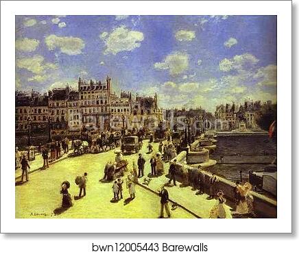 Pont Neuf, Paris by Pierre-Auguste Renoir, Art Print