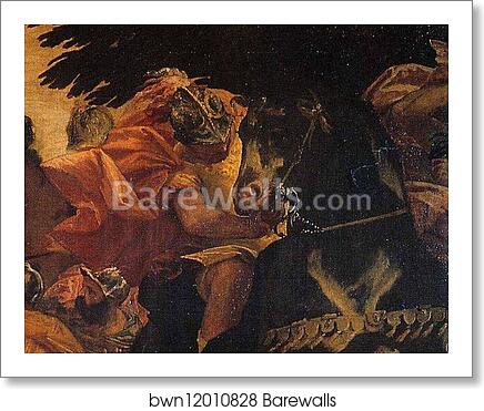 The Conversion of Saul. Detail by Paolo Veronese, Art Print