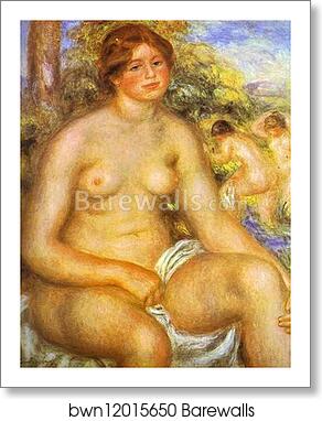 Seated Bather by Pierre-Auguste Renoir, Art Print