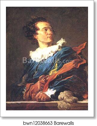 Fantastic Figure. Portrait of the Abbe de Saint-Non by Jean-Honoré Fragonard, Art Print Fantastic Figure. Portrait of the Abbe de Saint-Non by Jean-Honoré Fragonard, Art Print