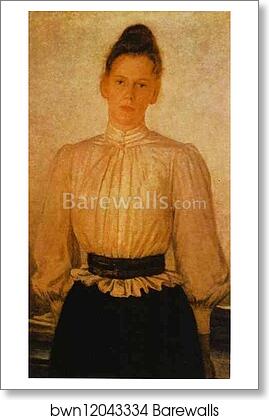 Portrait of Maria Tolstaya, Leo Tolstoy's Daughter by Nikolay Gay, Art Print Portrait of Maria Tolstaya, Leo Tolstoy's Daughter by Nikolay Gay, Art Print