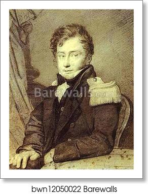 Portrait of Gurko by Orest Kiprensky, Art Print