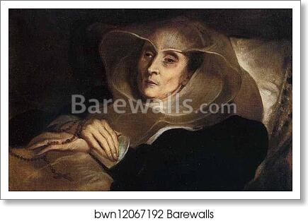 Portrait of Sofonisba Anguissola by Sir Anthony Van Dyck, Art Print