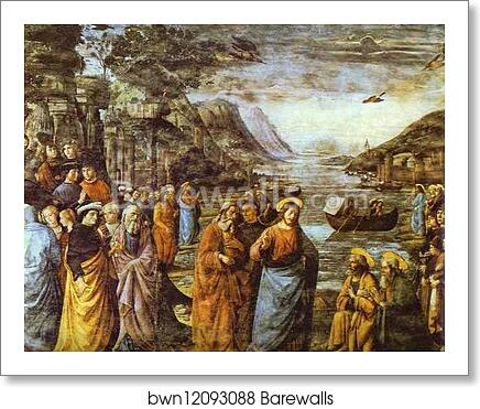 The Calling of St. Peter by Domenico Ghirlandaio, Art Print