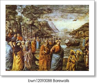 The Calling of St. Peter by Domenico Ghirlandaio, Art Print The Calling of St. Peter by Domenico Ghirlandaio, Art Print
