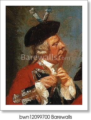 Sir Thomas Kennedy, James Caulfeild, Mr Ward and Mr Phelps. Detail by Sir Joshua Reynolds, Art Print Sir Thomas Kennedy, James Caulfeild, Mr Ward and Mr Phelps. Detail by Sir Joshua Reynolds, Art Print