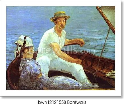 Boating by Edouard Manet, Art Print
