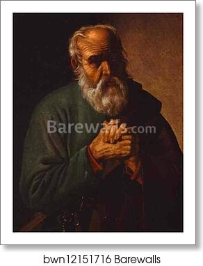St. Peter by Georges De La Tour, Art Print