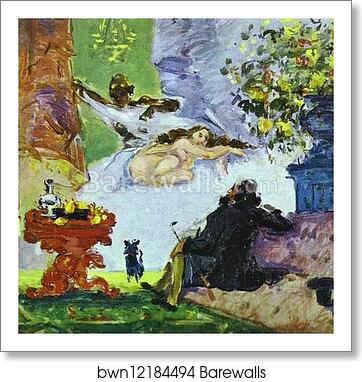 A Modern Olympia by Paul Cézanne, Art Print