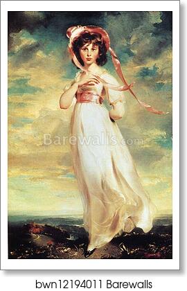 Sarah Barrett Moulton ('Pinkie') (1783-95) by Sir Thomas Lawrence, Art Print Sarah Barrett Moulton ('Pinkie') (1783-95) by Sir Thomas Lawrence, Art Print