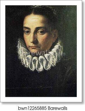Portrait of a Lady (Bianca Ponzone Anguissola) by Sofonisba Anguissola, Art Print