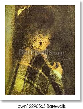 Young Woman with a Veil by Pierre-Auguste Renoir, Art Print