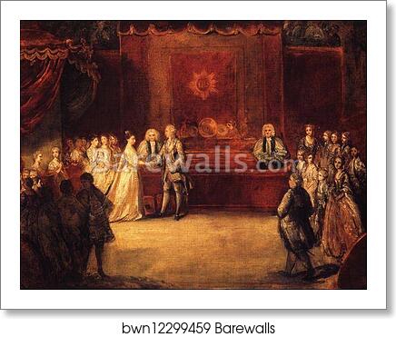 George III by Sir Joshua Reynolds, Art Print