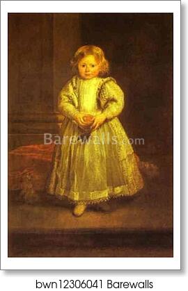 Portrait of Clelia Cattaneo, Daughter of Marchesa Elena Grimaldi by Sir Anthony Van Dyck, Art Print Portrait of Clelia Cattaneo, Daughter of Marchesa Elena Grimaldi by Sir Anthony Van Dyck, Art Print