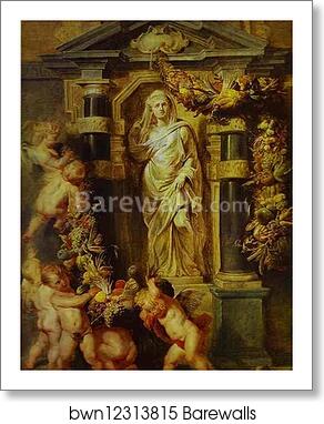The Statue of Ceres by Peter Paul Rubens, Art Print