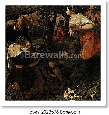 Adoration of the Shepherds. Detail by Jacopo Robusti, Called Tintoretto, Art Print Adoration of the Shepherds. Detail by Jacopo Robusti, Called Tintoretto, Art Print