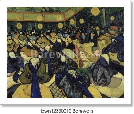 The Dance Hall in Arles by Vincent Van Gogh, Art Print
