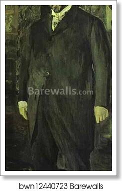 Portrait of Mikhail Abramovich Morozov by Valentin Serov, Art Print Portrait of Mikhail Abramovich Morozov by Valentin Serov, Art Print